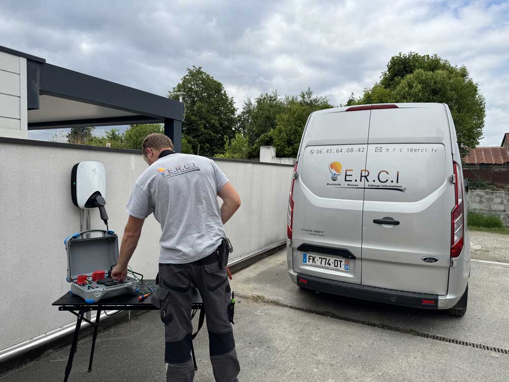 borne de recharge électrique